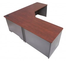 Rapid Manager Corner Workstation VCW186. 1800 X 600 X 1800 X 600. 1 Piece Top